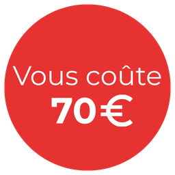 Votre déduction fiscale 70 euros